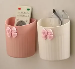 Plastic Toothbrush Holder & Bathroom Organizer