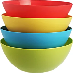 4-Piece Unbreakable Mixing Bowl Set