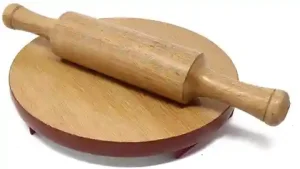 Traditional Wooden Chakla Belan Set