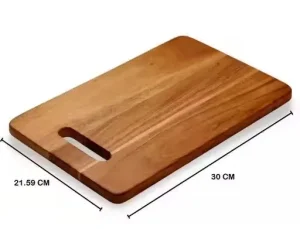 Wood Chopping Board with Integrated Handle
